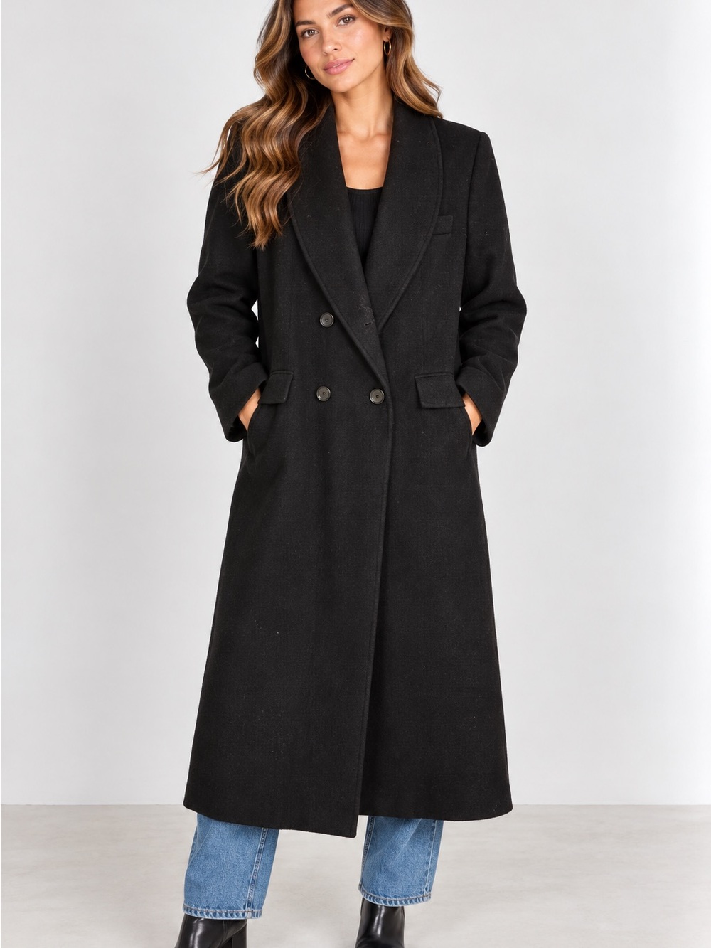 Vintage CityLife Wool Full Length Coat